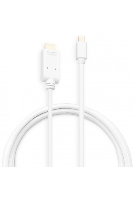 Кабель Buro BHP MDPP-HDMI-2 (mini Displayport M - HDMI M) 1.2v 2 м (белый) 