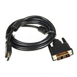 Кабель Buro HDMI-19M-DVI-D-5M (HDMI (m) DVI-D (m)) 5 м (черный)