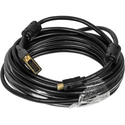 Кабель Buro HDMI-19M-DVI-D-10M (HDMI (m) DVI-D (m)) 10 м (черный)