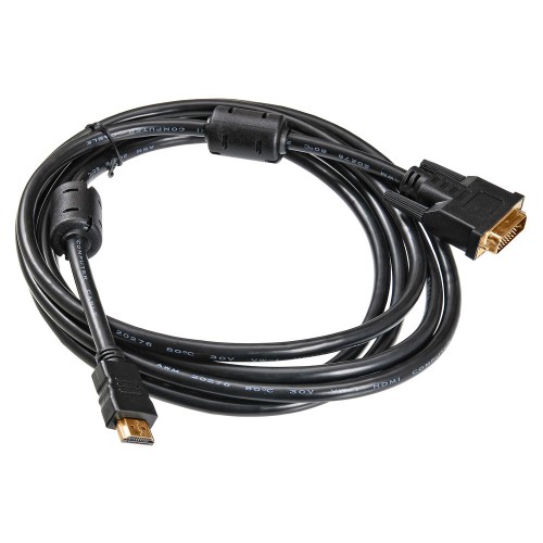 Кабель Buro HDMI-19M-DVI-D-3M (HDMI (m) DVI-D (m)) 3 м (черный) 