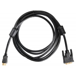 Кабель Buro HDMI-19M-DVI-D-3M (HDMI (m) DVI-D (m)) 3 м (черный)