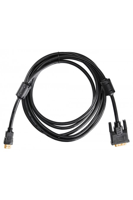 Кабель Buro HDMI-19M-DVI-D-3M (HDMI (m) DVI-D (m)) 3 м (черный) 1