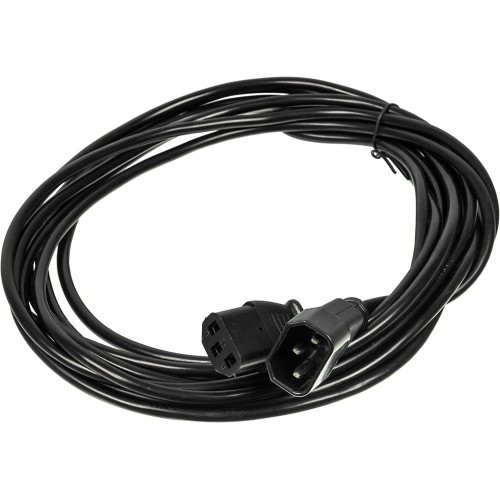 Кабель-удлинитель Buro AN23-1008-5 IEC C13 IEC C14 5 м (черный) 