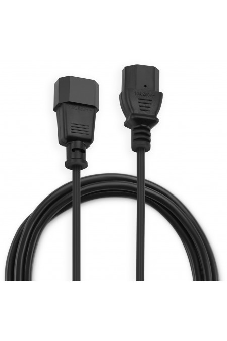 Кабель-удлинитель Buro AN23-1008-5 IEC C13 IEC C14 5 м (черный) 2