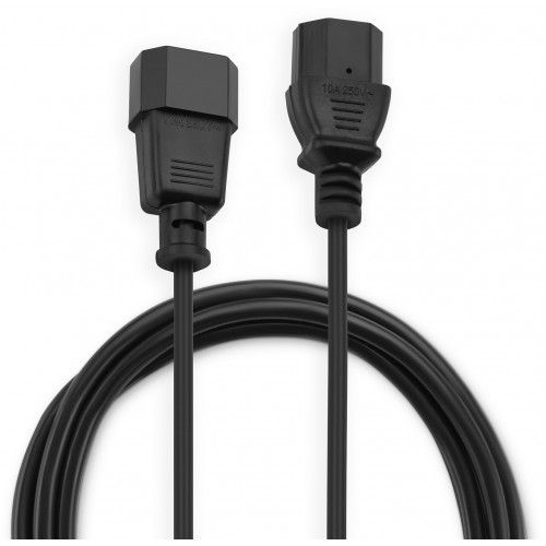 Кабель-удлинитель Buro AN23-1008-5 IEC C13 IEC C14 5 м (черный) 2