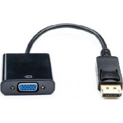 Переходник ATCOM АТ6851 (DisplayPort(м) -VGA(f)) 0.1 м (черный)