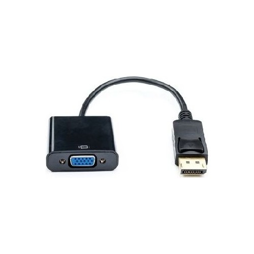 Переходник ATCOM АТ6851 (DisplayPort(м) -VGA(f)) 0.1 м (черный) 