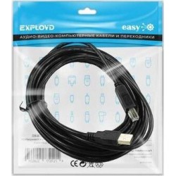 Кабель EXPLOYD EX-K-1480 5 м (черный)