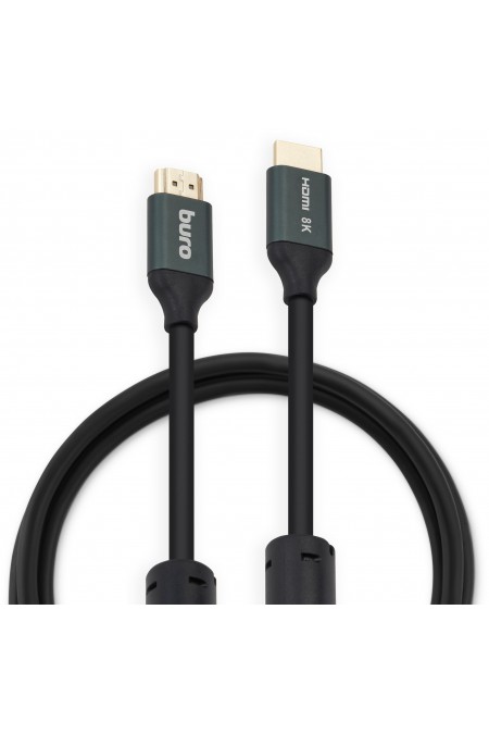 Кабель Buro BHP-HDMI-2.1-1G HDMI (m)/HDMI (m) 1 м (черный) 1
