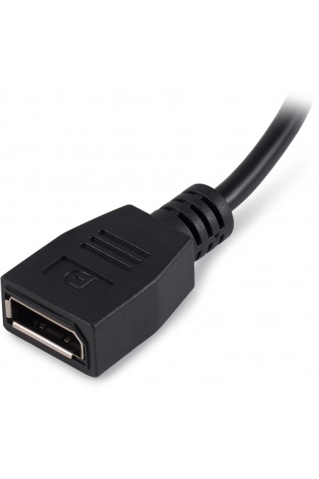 Переходник Buro BU-HDMI(M)-DP(F) HDMI (m)/DisplayPort (f) (черный) 1