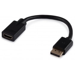 Переходник Buro BU-HDMI(F)-DP(M) DisplayPort (m)/HDMI (f) (черный)