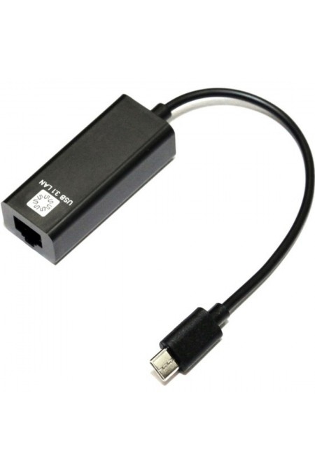 Адаптер 5bites UA3C-45-08BK USB3.1 / RJ45 100MB (черный) 