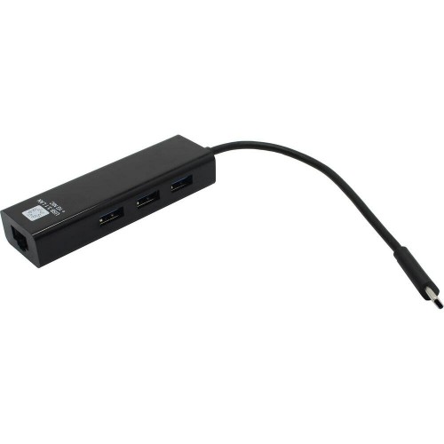 Адаптер 5bites UA3C-45-10BK USB3.1 / 3*USB3.0 / RJ45 1G (черный) 2