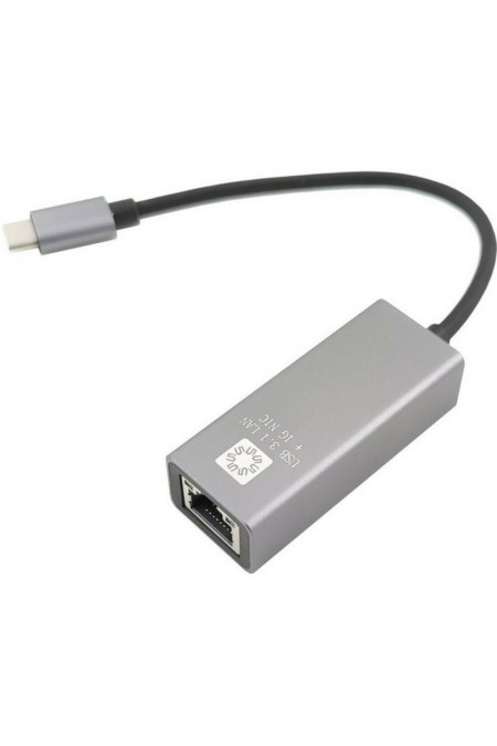 Адаптер 5bites UA3C-45-14BK USB3.1 / RJ45 1G / AL (серый) 