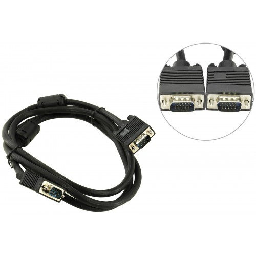 Кабель 5bites APC-133-018 (VGA M - VGA M) 1.8 м (черный) 3