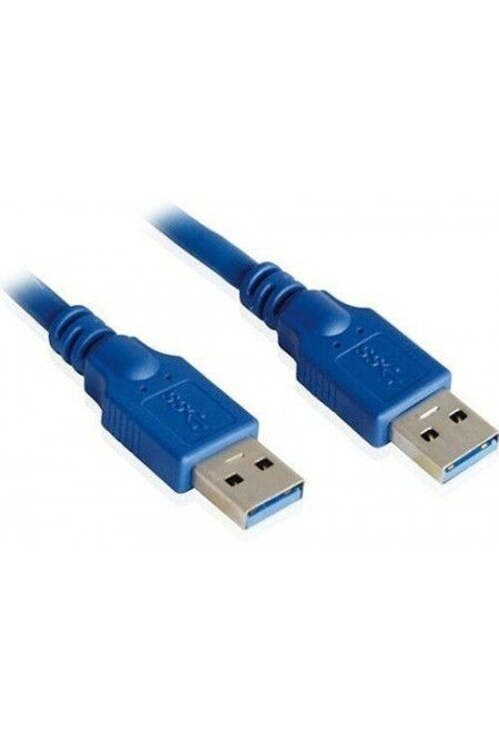 Кабель 5bites UC3009-010 USB3.0 AM/AM 1 м (синий) 