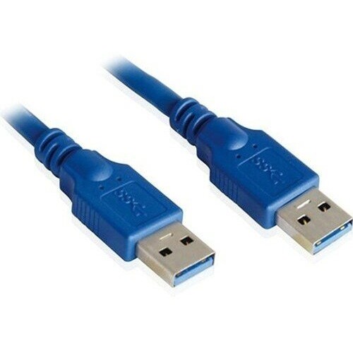 Кабель 5bites UC3009-010 USB3.0 AM/AM 1 м (синий) 