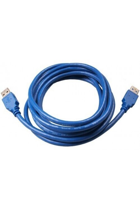 Кабель 5bites UC3009-010 USB3.0 AM/AM 1 м (синий) 1