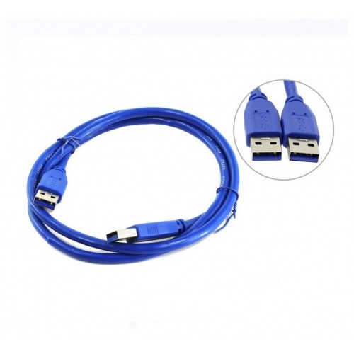 Кабель 5bites UC3009-010 USB3.0 AM/AM 1 м (синий) 4