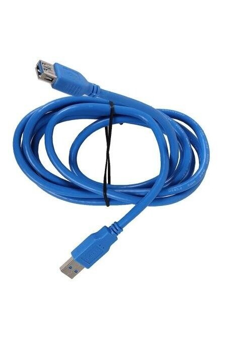 Кабель 5bites UC3011-018F USB3.0 / AM-AF / 1.8 м (синий) 