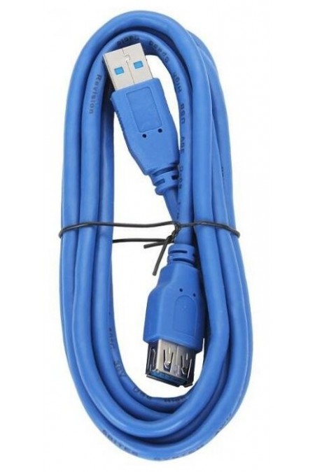 Кабель 5bites UC3011-018F USB3.0 / AM-AF / 1.8 м (синий) 1