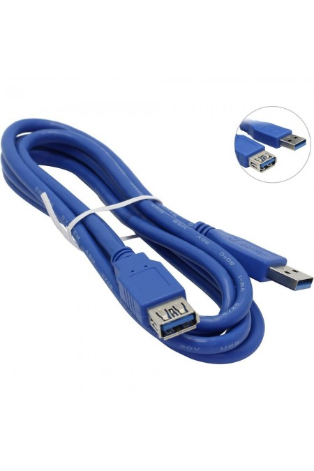 Кабель 5bites UC3011-018F USB3.0 / AM-AF / 1.8 м (синий) 2