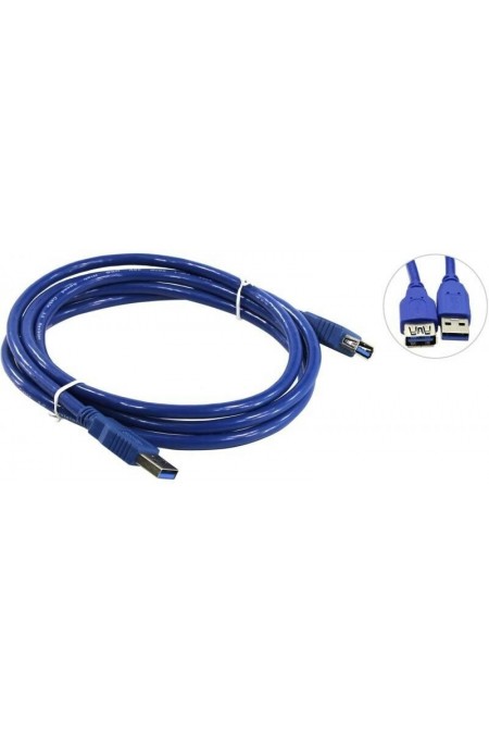 Кабель 5bites UC3011-018F USB3.0 / AM-AF / 1.8 м (синий) 4