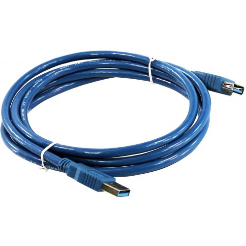 Кабель 5bites UC3011-018F USB3.0 / AM-AF / 1.8 м (синий) 8