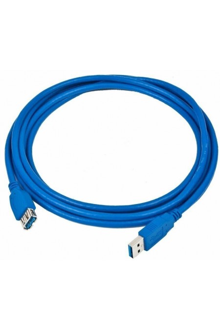 Кабель 5bites UC3011-018F USB3.0 / AM-AF / 1.8 м (синий) 9
