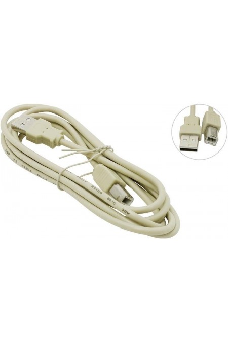 Кабель 5bites UC5010-050C USB2.0 AM/BM 5 м (серый) 