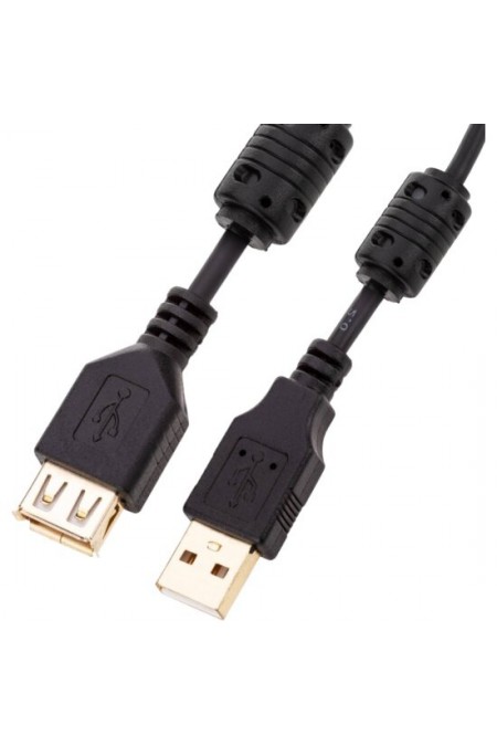 Кабель 5bites UC5011-030A USB2.0 AM/AF 3 м (черный) 