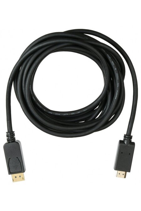 Кабель Buro BHP DPP 1.2-5 (DisplayPort M - DisplayPort M) v 1.2 5 м (черный) 1