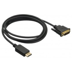 Кабель Buro BHP DPP_DVI-2 (DisplayPort (m) - DVI-D (Dual Link) (m)) 2 м (черный)