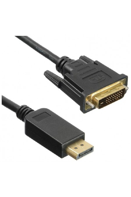 Кабель Buro BHP DPP_DVI-2 (DisplayPort (m) - DVI-D (Dual Link) (m)) 2 м (черный) 1
