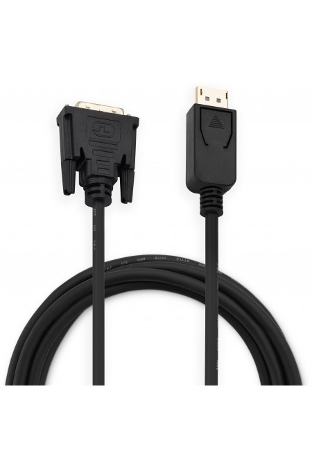 Кабель Buro BHP DPP_DVI-3 (DisplayPort (m) - DVI-D (Dual Link) (m)) 3 м (черный) 1
