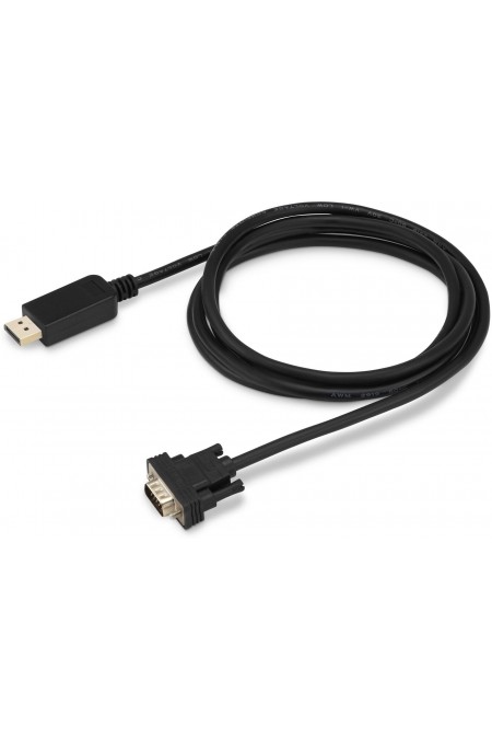 Кабель Buro BHP DPP_VGA-2 (DisplayPort (m) - VGA (m)) 2 м (черный) 