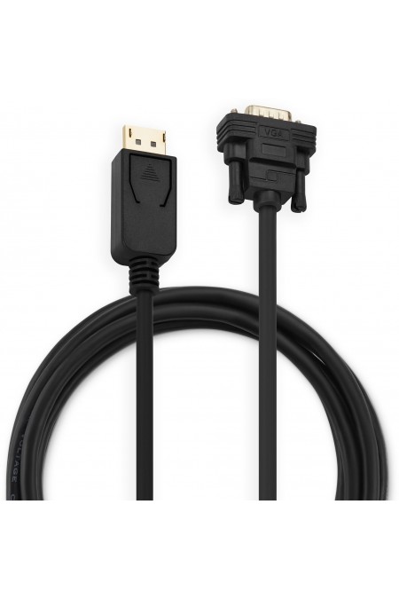 Кабель Buro BHP DPP_VGA-2 (DisplayPort (m) - VGA (m)) 2 м (черный) 1