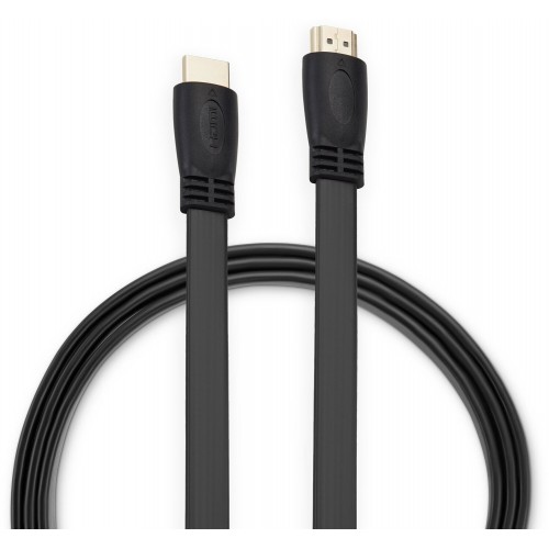 Кабель Buro BHP HDMI 1 (Flat HDMI M - HDMI M) 1 м (черный) 1