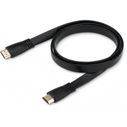 Кабель Buro BHP HDMI 2 (Flat HDMI M - HDMI M) 2 м (черный)