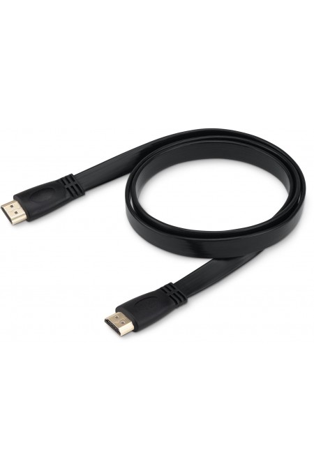 Кабель Buro BHP HDMI 2 (Flat HDMI M - HDMI M) 2 м (черный) 1
