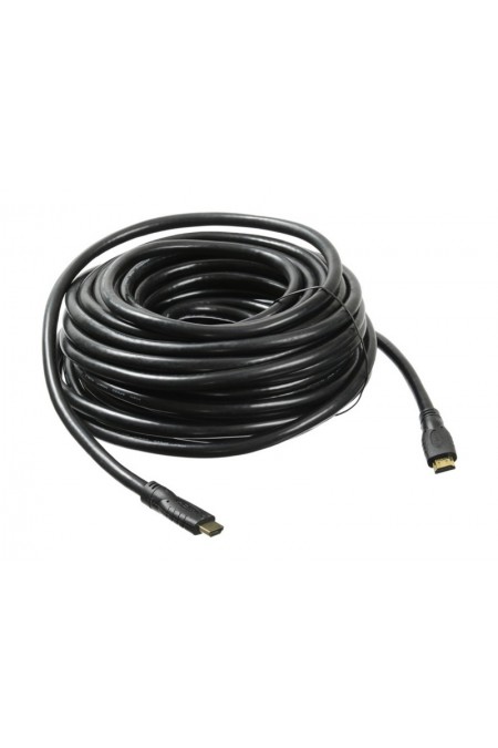 Кабель Buro BHP HDMI 2.0-20 (HDMI (m) - HDMI (m)) 20 м (черный) 