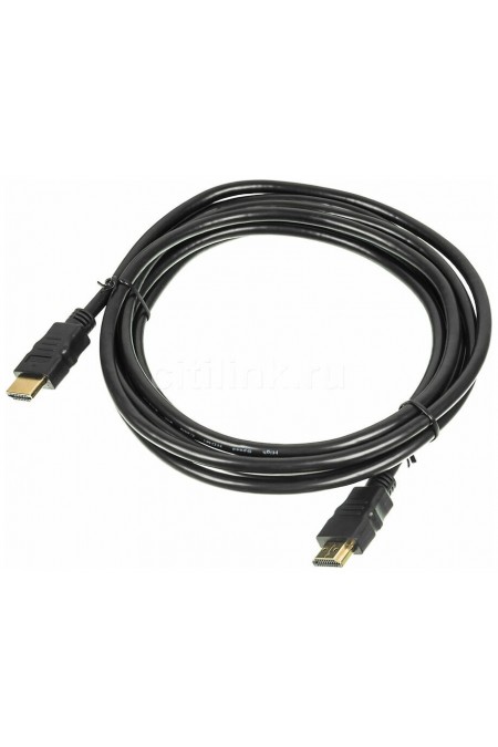 Кабель Buro BHP HDMI V1.4 3M LOCK (HDMI (m) - HDMI (m)) 3 м (черный) 1