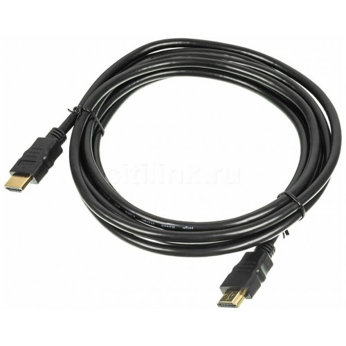Кабель Buro BHP HDMI V1.4 3M LOCK (HDMI (m) - HDMI (m)) 3 м (черный) 1