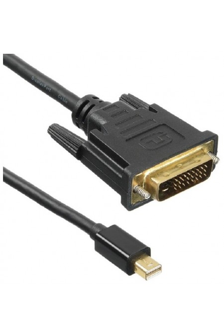 Кабель Buro BHP MDPP-DVI-2 (miniDisplayport (m) - DVI-D (Dual Link) (m)) 2 м (черный) 