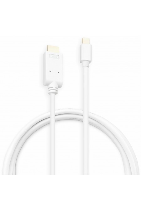 Кабель Buro BHP MDPP-HDMI-2 (miniDisplayport (m) - HDMI (m)) 2 м (белый) 4