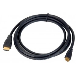 Кабель Buro BHP-MINHDMI-1.5 (mini-HDMI M - HDMI M) 1.5 м (черный)