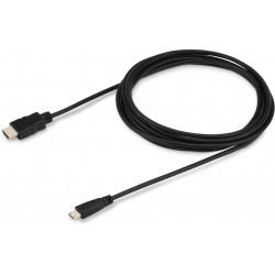 Кабель Buro BHP-MINHDMI-3 (mini-HDMI M - HDMI M) 3 м (черный)