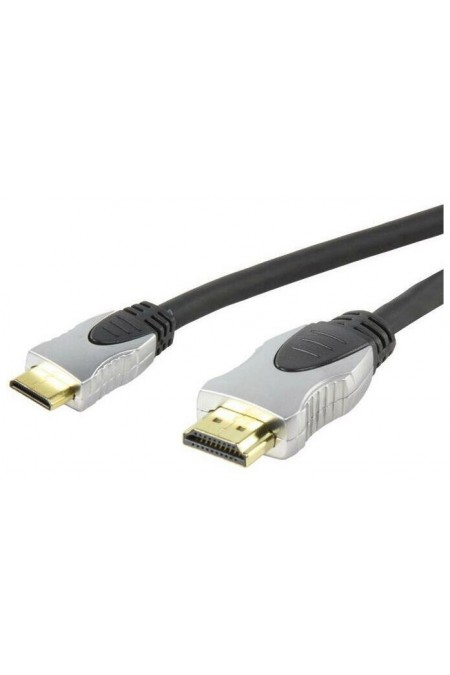 Кабель Buro BHP-MINHDMI-3 (mini-HDMI M - HDMI M) 3 м (черный) 3