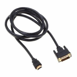 Кабель Buro BHP RET HDMI DVI18 (HDMI M - DVI-D M) 1.8 м (черный)