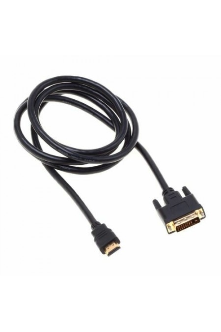 Кабель Buro BHP RET HDMI DVI18 (HDMI M - DVI-D M) 1.8 м (черный) 